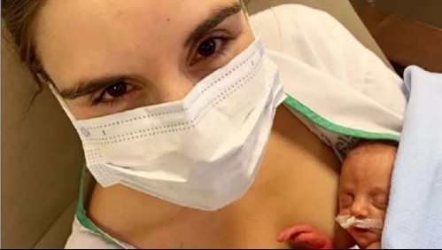 'Te vamos a interrumpir el embarazo': Madre dio a luz mientras estaba intubada por Coronavirus