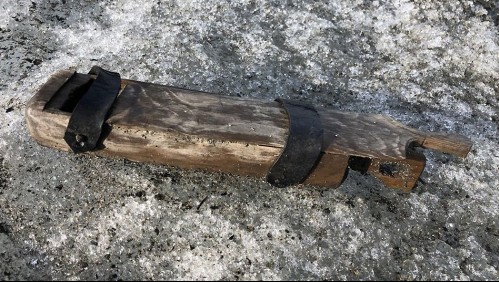 Encuentran caja oculta bajo el hielo por más de 500 años: Todo se debe al calentamiento global