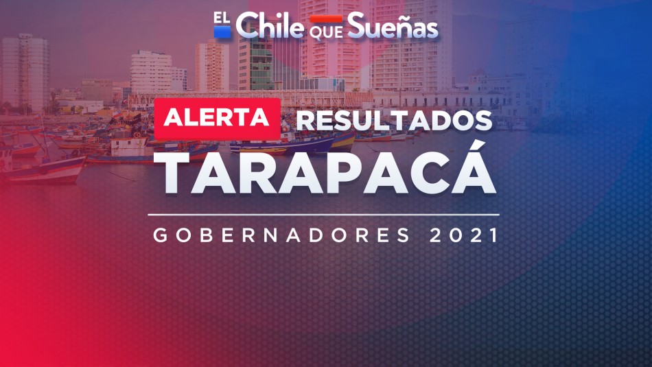 Segunda vuelta gobernadores: Resultados minuto a minuto de la región de Tarapacá Segunda vuelta gobernadores: Resultados minuto a minuto de la región de Tarapacá