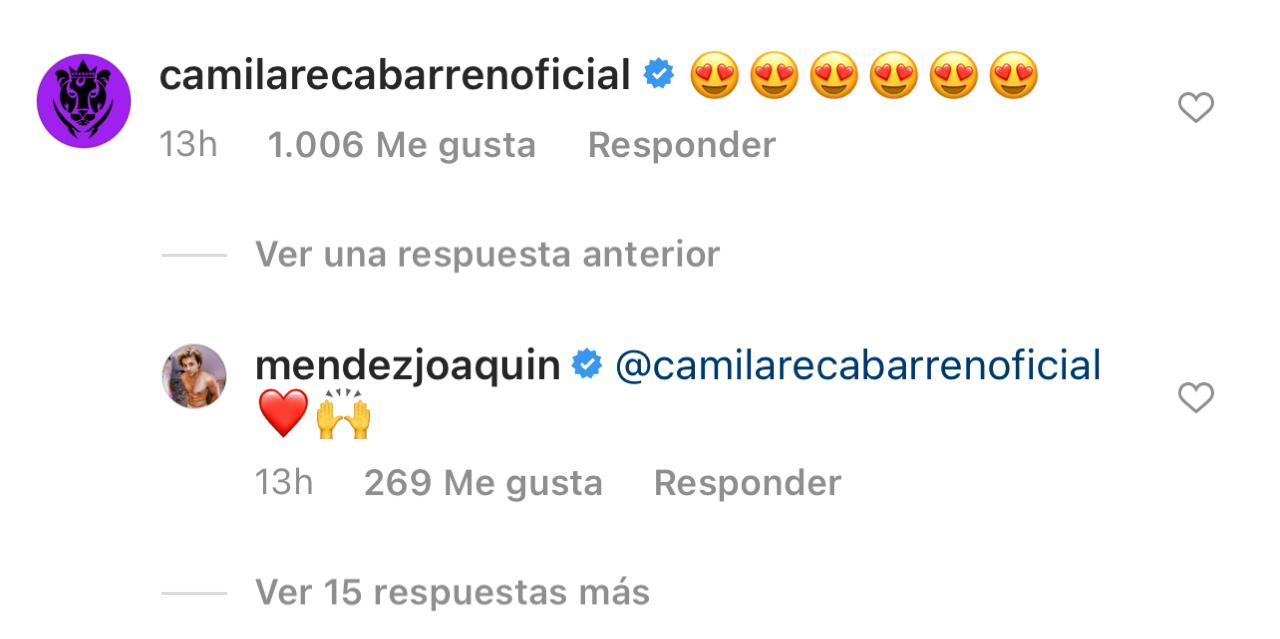 El mensaje de Camila Recabarren