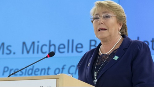 Michelle Bachelet alzó la voz por posible crisis social tras elecciones en Perú