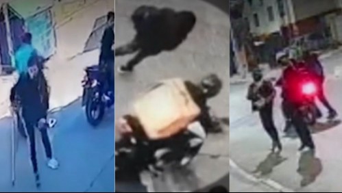 En muletas y disfrazados de repartidores: alerta por reaparición de motochorros