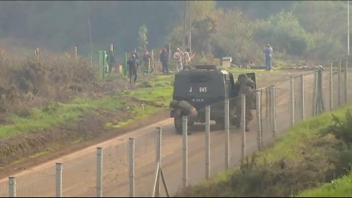 Incidentes obligan a suspender reconstitución de escena de muerte del cabo Naín