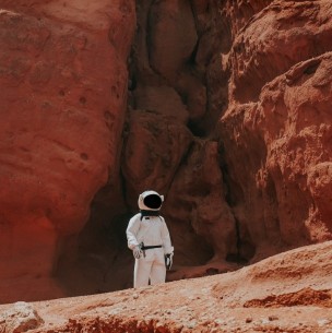 Construcciones bajo tierra y robots: Así sería vivir en Marte Construcciones bajo tierra y robots: Así sería vivir en Marte