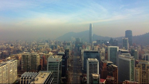 Decretan Preemergencia Ambiental para este lunes en la Región Metropolitana