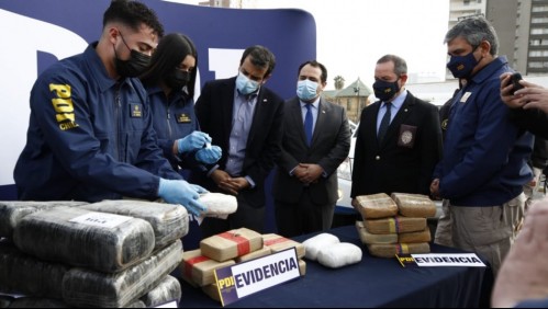 Millonaria incautación : Sacan de circulación más de $15 mil millones en dosis