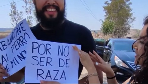 Abandona a perrita de su novia por no ser de raza y ella se venga de él