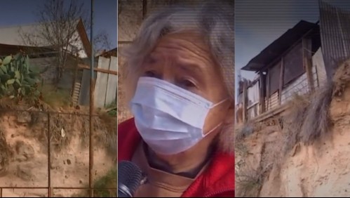 'Se va a caer todo': vecinos duermen con miedo en Cerrillos por riesgo de derrumbe de sus casas