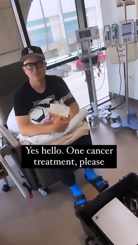 Mark Hoppus en tratamiento contra el cáncer