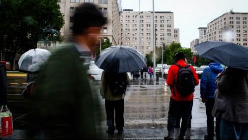 Este viernes vuelve la lluvia a Santiago: 'Va a durar prácticamente todo el día'