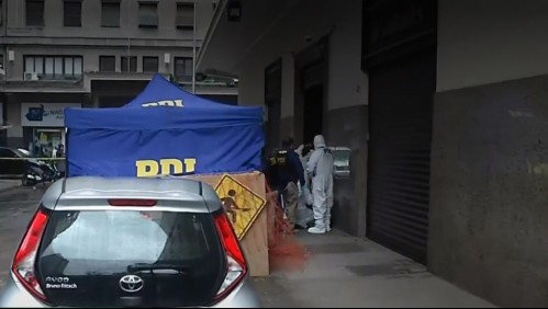 Arrestan a acusado de quemar y matar a hombre en pleno centro de Santiago