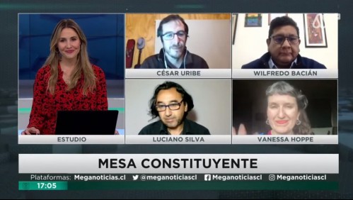 Mesa Constituyente: César Uribe, Wilfredo Bacián, Luciano Silva y Vanessa Hoppe