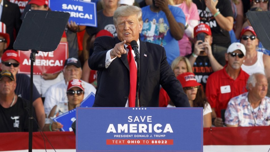 Donald Trump celebró su primer gran mitin político desde que dejó la Casa Blanca Donald Trump celebró su primer gran mitin político desde que dejó la Casa Blanca