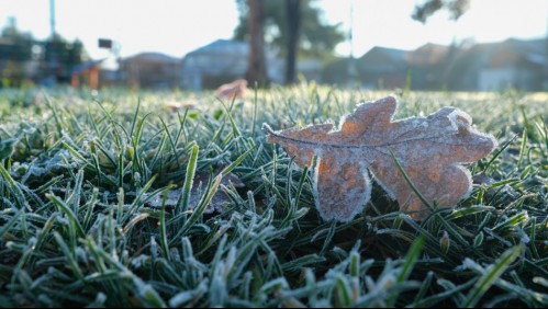Meteorología anuncia temperaturas bajo 0° para este lunes en la Región Metropolitana