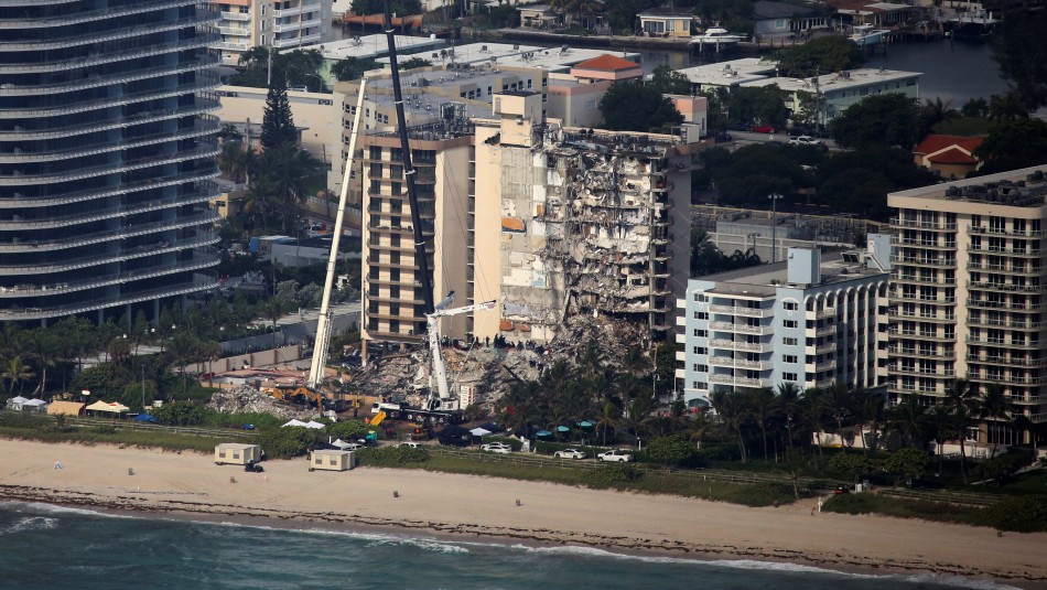 miami. A 9 subió el número de muertos por derrumbe de edificio: Llegaron rescatistas de México e Israel