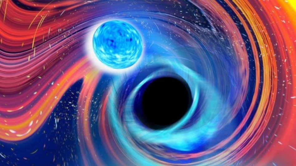Gigantes galácticos: Captan colisión entre agujero negro y estrella de neutrones Gigantes galácticos: Captan colisión entre agujero negro y estrella de neutrones