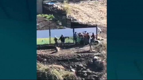 Video registra pelea donde agreden a Mark González en Lo Barnechea