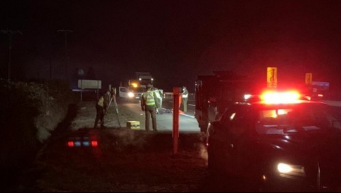 Encuentran cadáver al costado de la ruta cinco sur en Los Ángeles