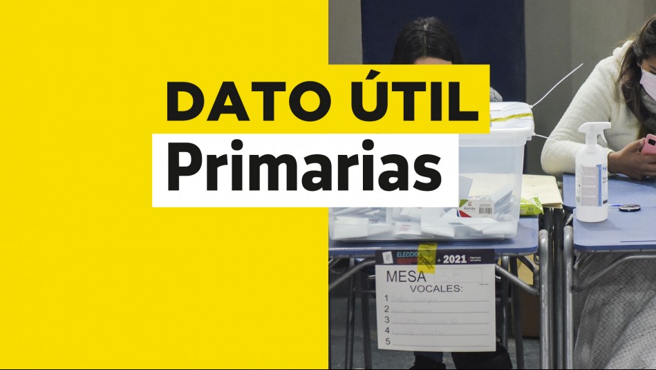 Primarias Presidenciales: Consulta con tu RUT cuál es tu mesa de votación Primarias Presidenciales: Consulta con tu RUT cuál es tu mesa de votación
