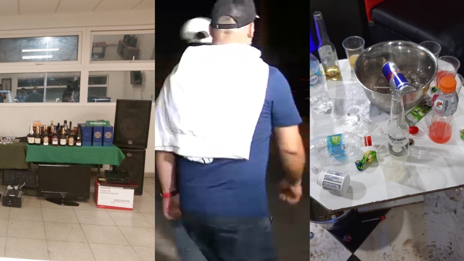 fiesta-colina Entrada pagada y botella de whisky a $120 mil: 111 detenidos en fiesta clandestina en Colina