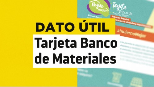 Inicia postulación a 'giftcard' de más de $1 millón: Cómo solicitarla para reparar tu vivienda