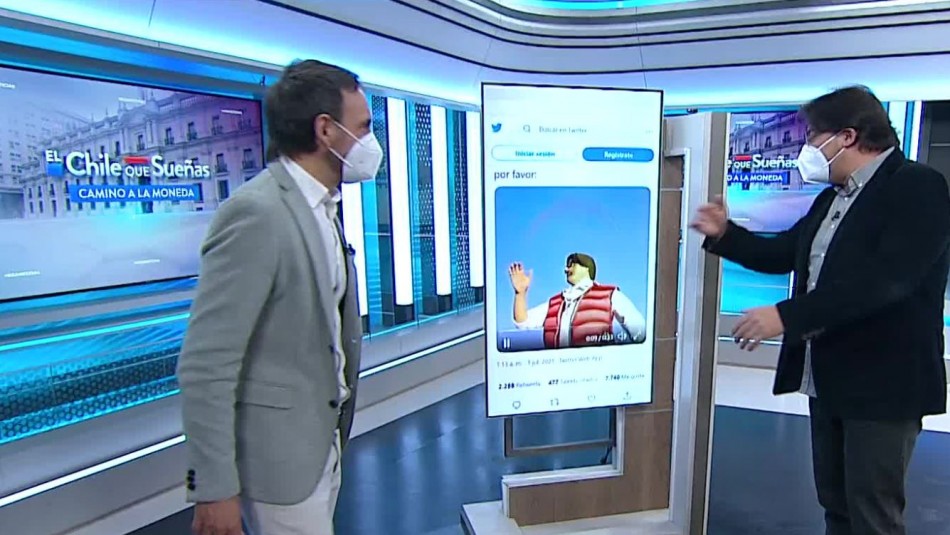 rodrigo-sepulveda-y-daniel-jadue. El viralizado baile de Daniel Jadue en su entrevista en Meganoticias