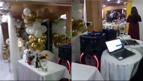 Carabineros sorprende a 18 personas celebrando matrimonio en la comuna de Maipú