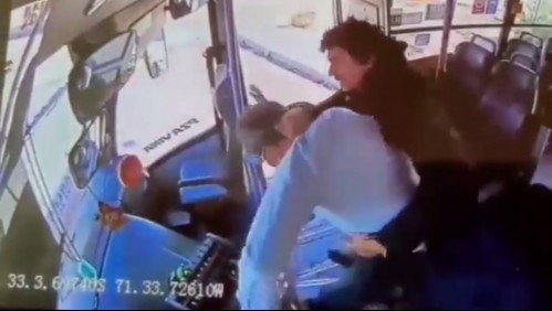 Chofer de microbús de Valparaíso sufre violenta golpiza: Le robaron dinero y sus pertenencias