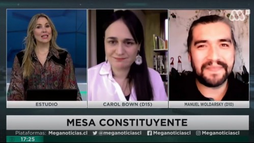 Mesa Constituyente: Carol Bown y Manuel Woldarsky