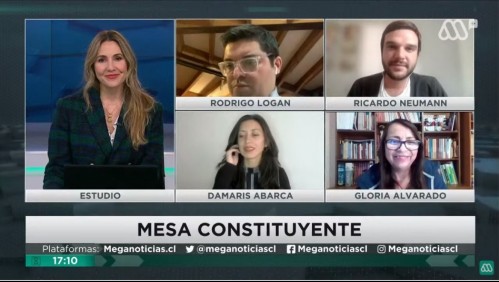 Mesa Constituyente: Rodrigo Logan, Ricardo Neumann, Damaris Abarca y Gloria Alvarado