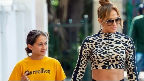 Las últimas fotos de la hija de Jennifer Lopez: Con sus outfits oversize pasea con Ben Affleck