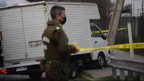Conductor de camión fallece tras recibir disparo mientras evitaba una encerrona en Pudahuel