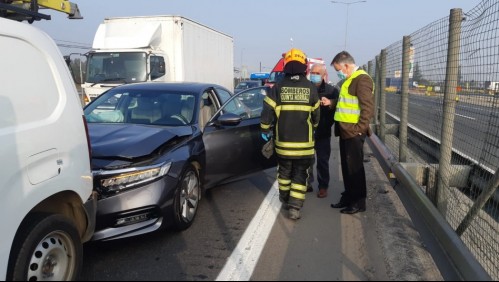 Constituyente Raúl Celis sufre accidente en colisión múltiple en la Ruta 68