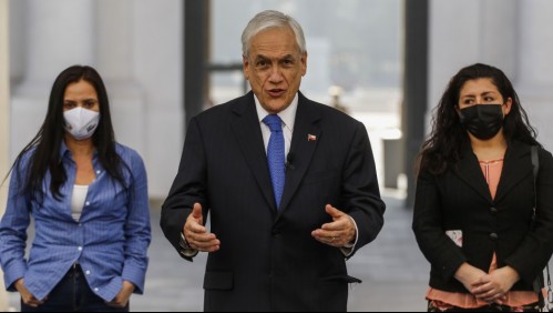 Presidente Sebastián Piñera presenta proyecto contra amenazas y hostigamiento