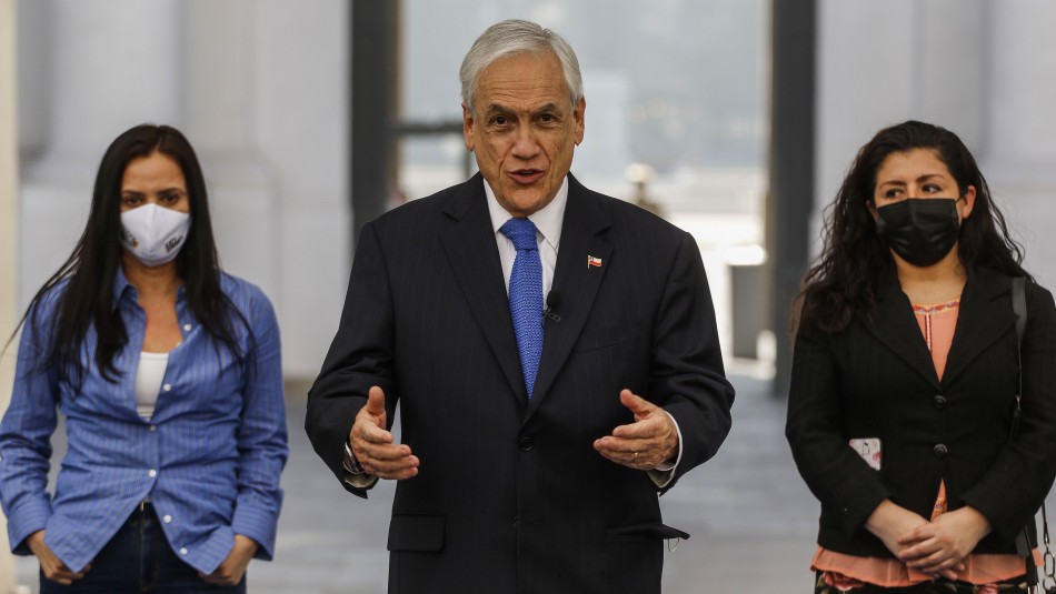 Presidente Sebastián Piñera presenta proyecto contra amenazas y hostigamiento