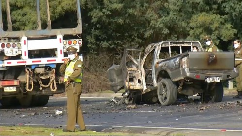 Dos personas mueren calcinadas en accidente ocurrido en Ruta de la Madera