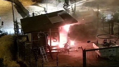 Detienen a presunto autor de incendio en centro comunitario de Lo Barnechea