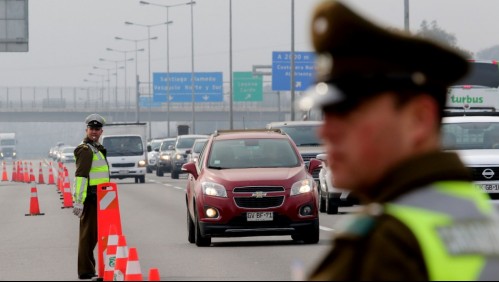 Más de 240 mil vehículos han dejado la capital este fin de semana y 560 fueron 'retornados'