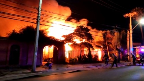 Hombre de 91 años y mujer de 83 mueren en incendio en viviendas de Quillota