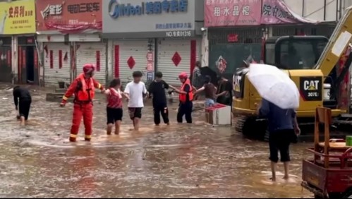 Al menos 33 muertos y 8 desparecidos en China debido a lluvias torrenciales e inundaciones