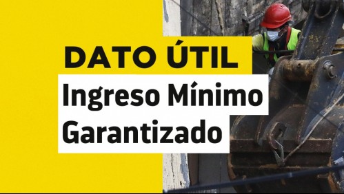 Ingreso Mínimo Garantizado: Conoce cuándo se paga el subsidio