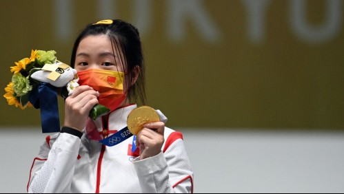 La china Qian Yang consigue en tiro el primer oro de Tokio 2020