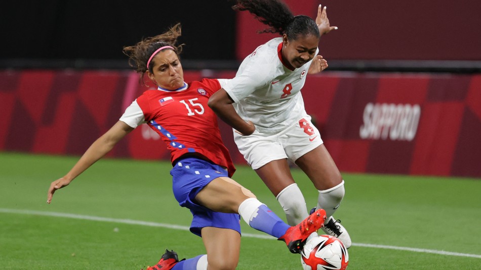roja-femenina La Roja femenina perdió ante Canadá en Tokio.