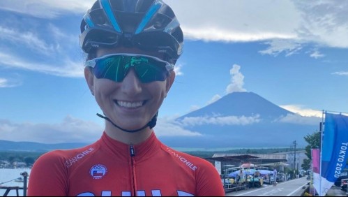 Catalina Soto debió abandonar la competencia de ciclismo en ruta