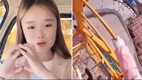 Influencer muere al caer 50 metros desde una grúa torre mientras grababa un video