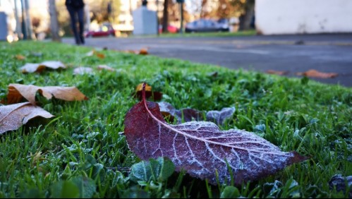 Frío se intensificaría este miércoles en Santiago: Temperatura llegaría a los -2°C