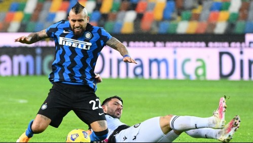 Arturo Vidal juega en goleada y avisa que se quiere quedar en el Inter de Milán