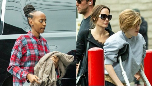 Así lucen las hijas de Angelina Jolie: Zahara usa bolso de US$ 3.000 y Shiloh jeans a la cintura