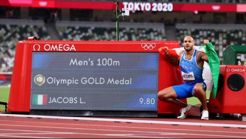 Italiano Lamont Marcell Jacobs da la sorpresa y se queda con el oro en los 100 metros planos
