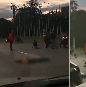 Pasajera salta de un autobús para escapar de un robo y muere arrollada por otro vehículo Pasajera salta de un autobús para escapar de un robo y muere arrollada por otro vehículo
